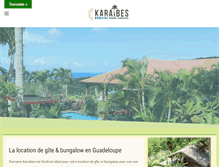 Tablet Screenshot of karaibes.com